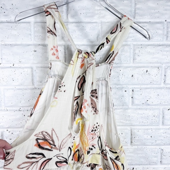 FREE PEOPLE Anita Maxi Dress Endless Summer Tiered Ruffle Watercolor Floral XS - Picture 8 of 14
